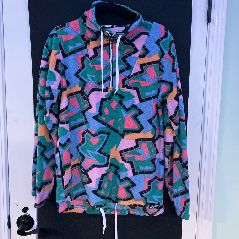 Fleece quarter zip jacket